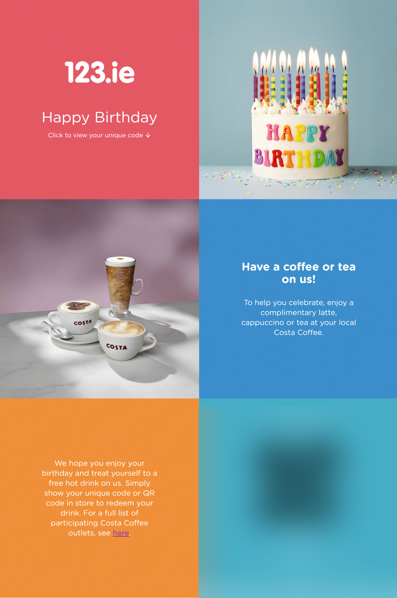 123.ie Birthday Promotion — image 1